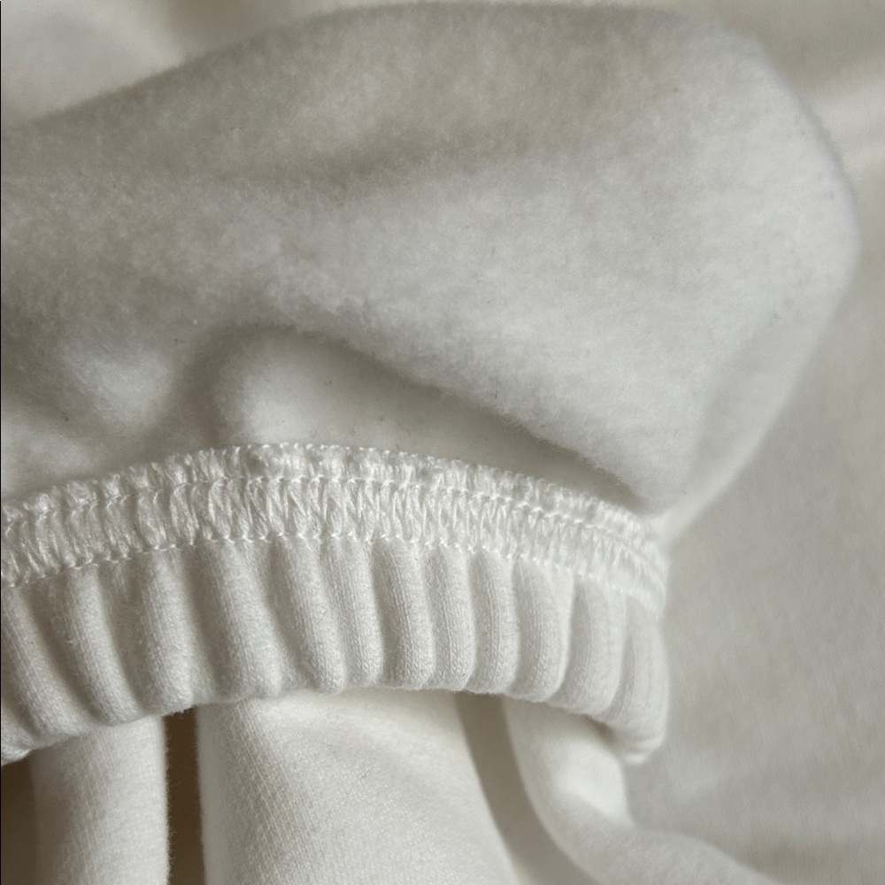 Athleta Forever Fleece Mid Rise Jogger Small. Bright White. NWOT - Picture 11 of 14